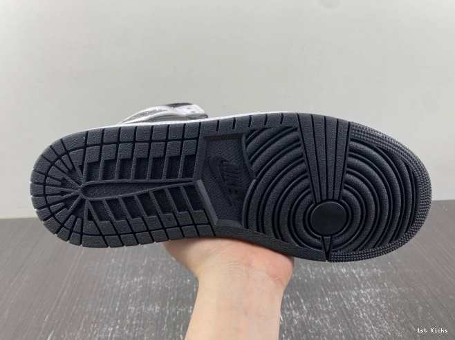 1st Kicks Shoes Panda DZ5485- Air Reverse Jordan 1 High OG 739 WellDesigned 1109